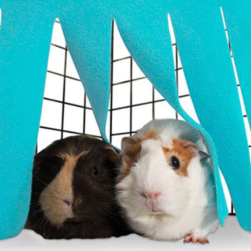 Hidden in the House Beds Hiding Tent Cage for Hamster Guinea Pig (Blue) Newly