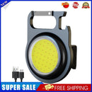 USB Keychain Flashlight Emergency Camping Hiking Work Light Corkscrew (A)