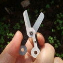 Outdoor Survival Pocket Steel Keychain Keyring CL G8N8 Q3D2 Tool Tool O2Z2