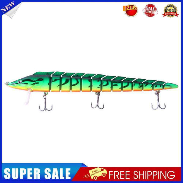 23cm 46g Simulation Fishing Lures Artificial Wobbler 13 Segments Bait (A)