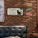 Cat Home Retro Metal Plate Tin Sign Poster Plate Iron Painting Wall Home Art