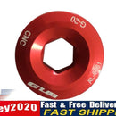 GUB Crankset Crank Arm Fixing Bolt Screw CNC for SHIMANO Red Newly