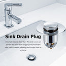 Prevent Clogging Sink Drain Bouncing Plug Washbasin Bathroom Water Stopper Newly