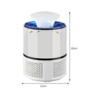 Mute Mosquito Killer Lamp USB Bug Insect Trap Radiationless Light (White) Newly