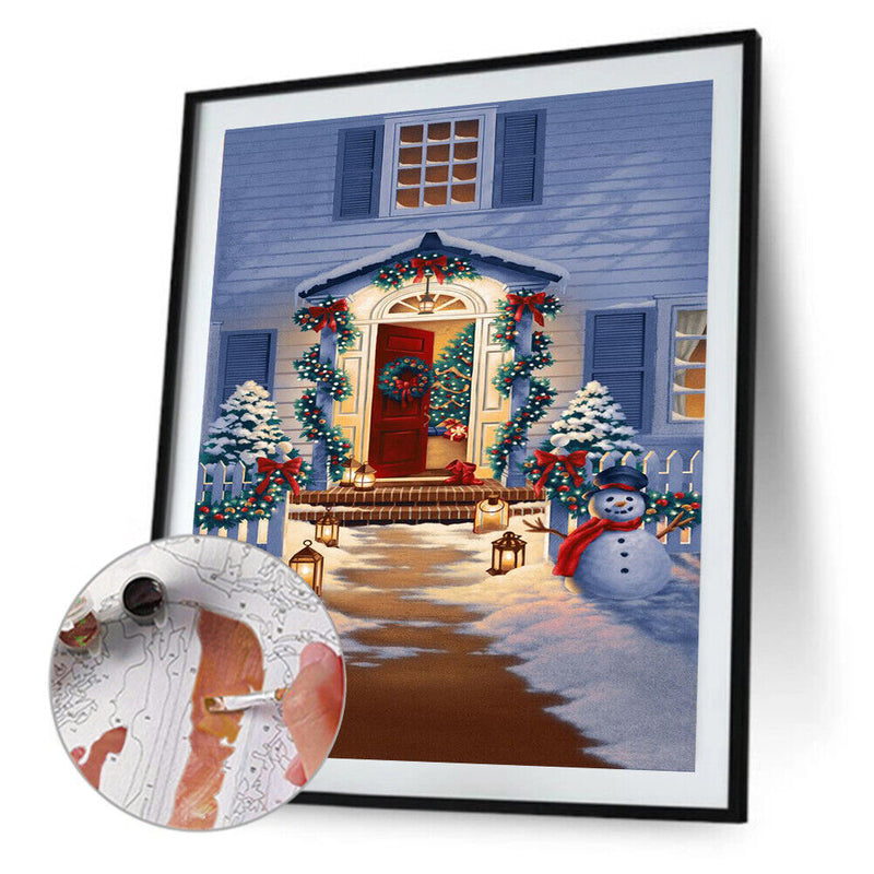 Christmas 40x50cm Oil Paint By Numbers Picture DIY Painting