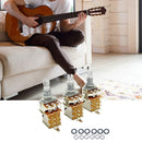 3x Guitar Bass Split Push Pull Potentiometer Volume Tone Switch (B500K)