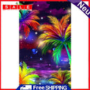 DIY Diamond Painting Kits Full Round Drill Coconut Tree Crafts Home Decoration