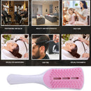 Anti-static Comb Hollow-out Massage Hair Brush Hairdressing Tool (White) Newly