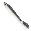 5pcs 10cm 6g Bionic Loach Fishing Artificial Crankbait Soft Baits (White)