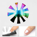 French Nail Edge Trimmer Styling Tool Stainless Steel Nail Cutter Mold Stencil