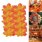 50pcs Fall Silk Leaves Wedding Party Favor Autumn Maple Leaf Decoration Sets hot