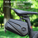 Bicycle Saddle Bag 2.6L Capacity Waterproof Bicycle Hard Saddlebag Scratch-Proof