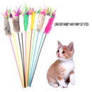 Feather Toys Kitten Funny Rod Wand Toys Cat Interactive Stick Pet Supplies