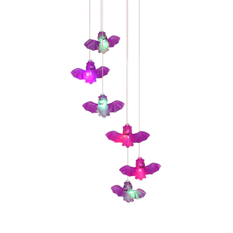 Wind Chimes Solar Lights Hanging Decorative Lamps Halloween Gifts for Home Yard