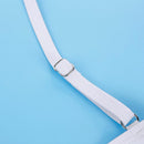 Women Sexy Bikini Set Push Up Pad Solid Swimsuit Summer Bra Suit (White)(S