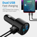 1*Wireless Bluetooth Car FM Transmitter Radio Player USB Y3I5 Charger Kit C6B4