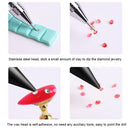 Dual Heads Acrylic Dotting Wax Crystal Picking Nail Art Studs Dotter Diamon