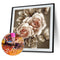 Rose 5D Diamond Painting Embroidery DIY Craft Cross Stitch Home Decor(Brown