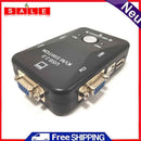 USB KVM Switch Switch Adapter 2-in-1-out for Keyboard Mouse Monitor Computer