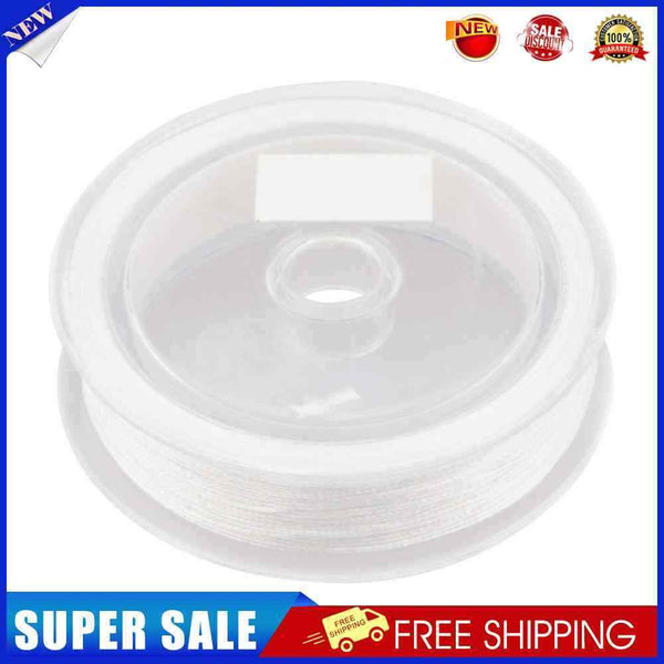 50m 20LB Fly Fishing Backing Line 8 Strands Wire Fishing Tackle (White)