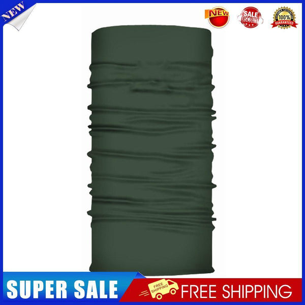 Cycling Camping Tube Scarf Outdoor Gaiter Bandana Headband (Army Green)