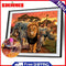 Animal Lion 5D Diamond DIY Painting Kit Home Decor Craft 40x30cm