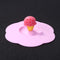Torx Silicone Cup Cover Heat-resistant Leakproof Reusable Cartoon Lid (Ice)
