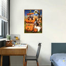 5D DIY Diamond Painting Pumpkin Cats Full Round Drill Mosaic Picture Kit
