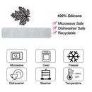 Fondant Lace Mat Leaf Love Mold Chocolate Cake Decorating Tools (CT5010) Newly