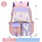 #A Student Kindergarten Princess Shoulder School Bags Cartoon Travel Rucksack
