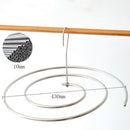Drying Rack Quilt Sheet Balcony Indoor Outdoor Spiral Shaped Stainless Steel