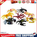 8pcs Plastic Simulation Mini Crab Models Kids Emulation Animal Toys Gifts