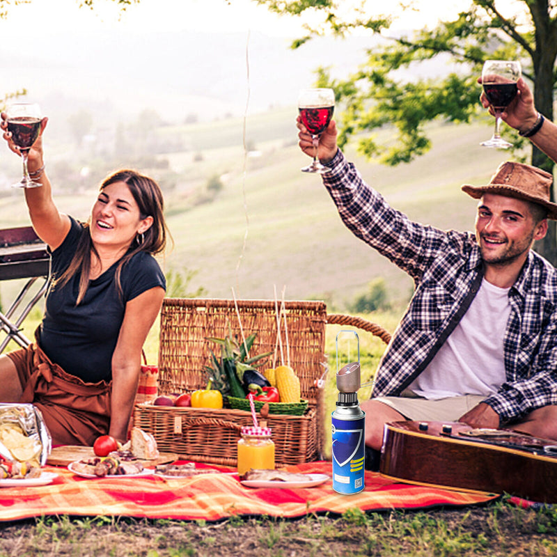 Black Camping Stove Adapter Outdoor Gas Tank Converter Sealed Silicone Desi