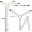 Slip-Resistant Elastic Fastener Mattress Clip Belt Grippers Bed Sheets Buckle