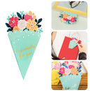 Bouquet Greeting Card, Thank You Note Cards, for Wedding, Birthday, Graduation