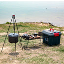 SUNDICK Outdoor Campfire Camping Tripod Aluminum Alloy Cooking Pot Hook Holde