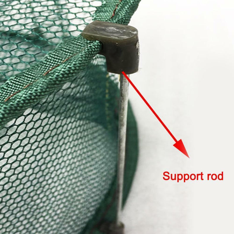 Automatic Fishing Net Trap Cage Round Shape Open For Crab Crayfish Lobster F7X0