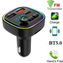 1X Car Wireless Bluetooth Compatible Transmitter Player Charger Adapter Car H9Z9