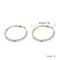 Zircon Big Circle Drop Dangle Stud Crystal Round Hoop Earrings Round Shape