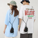 Fashion Casual Small Coin Purse Oxford Cloth Men Women Crossbody Key Holders