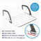 Durable Iron Storage 5 Bar Towel Holder Laundry Hanger Rail Dryer Clothes Airer