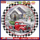 DIY Digital Picture Christmas Truck Frameless Oil Painting By Number Handic