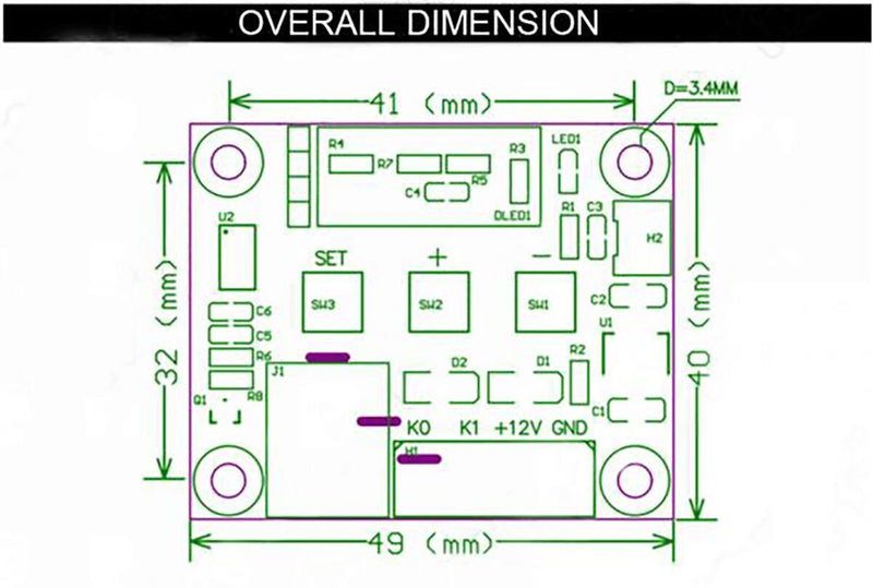 Digital display Sensor Relay Switch Control Board Temperature Control Switch