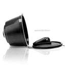 3pcs Plastic Coffee Capsule Cup for Dolce/Gusto Refillable Filters (Black)