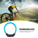 4 Digit Combination Bicycle Security Lock Anti Theft Cable Lock (Blue) Newly