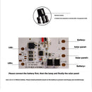 3.2V 3.7V Solar Charging LED Ceiling Light Circuit Board Controller with Remote