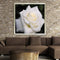 5D DIY Round Drill Diamond Painting White Rose Cross Stitch Embroidery Kit