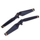 4 Pairs of Foldable ABS Propeller Blades for DJI Spark Drone(Black+Yellow) Newly