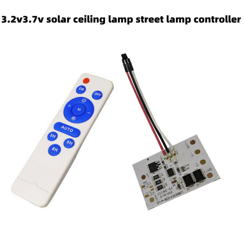 3.2V 3.7V Solar Charging LED Ceiling Light Circuit Board Controller with Remote