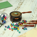 Retro Wax Seal Wood Melting Oven Furnace Wax Pot Beads Sticks Heater (A) Newly